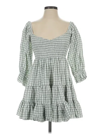 Pre-owned Mable Casual Dress In Green