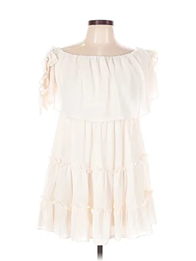 Pre-owned Mable Casual Dress In Ivory