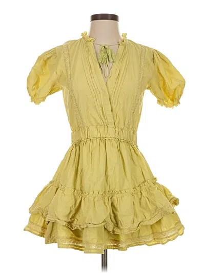 Pre-owned Mable Casual Dress In Yellow