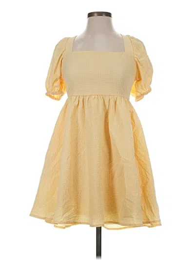 Pre-owned Mable Casual Dress In Yellow