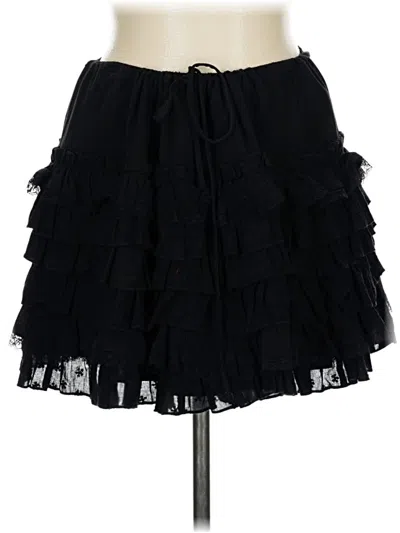Pre-owned Mable Casual Skirt In Black