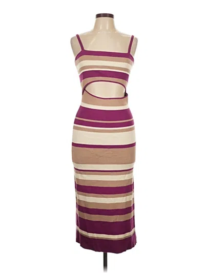 Pre-owned Mable Cocktail Dress In Burgundy