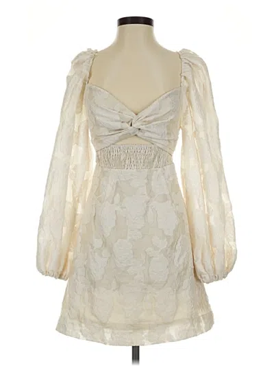 Pre-owned Mable Cocktail Dress In Ivory