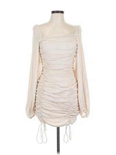 Pre-owned Mable Cocktail Dress In White