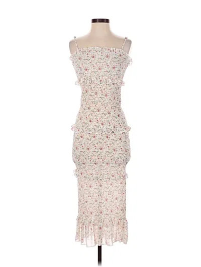 Pre-owned Mable Cocktail Dress In White