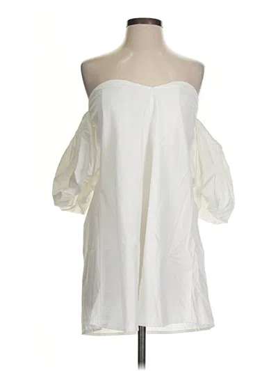 Pre-owned Mable Cocktail Dress In White