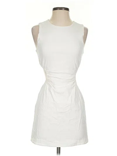 Pre-owned Mable Cocktail Dress In White