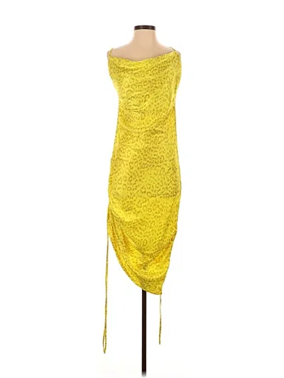 Pre-owned Mable Cocktail Dress In Yellow