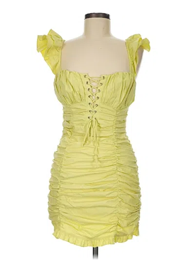 Pre-owned Mable Cocktail Dress In Yellow
