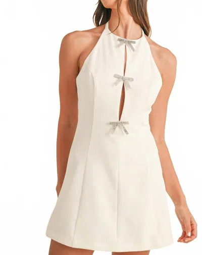 Mable Colette Mini Dress In White