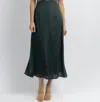 Mable Cortez Color Block Dress In Hunter In Green