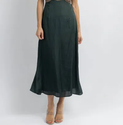 Mable Cortez Color Block Dress In Hunter In Green