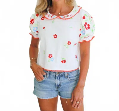 Mable Daisy Top In Off White