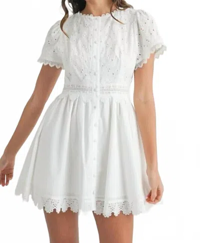 Mable Dulcie Mini Dress - White