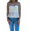 Mable Eloise Top In White In White