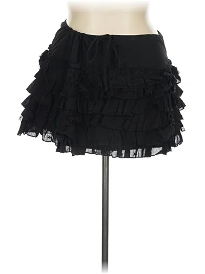 Pre-owned Mable Formal Skirt In Black