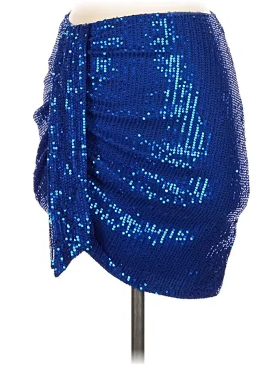 Pre-owned Mable Formal Skirt In Blue