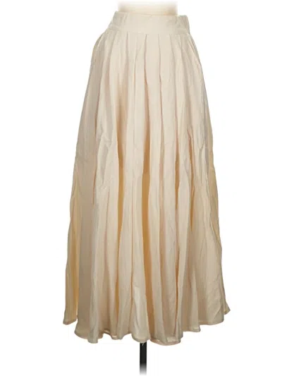 Pre-owned Mable Formal Skirt In Ivory
