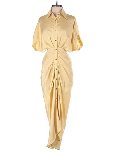 Pre-owned Mable Jumpsuit In Gold