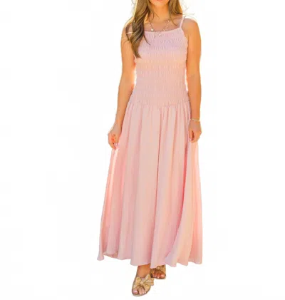 Mable Karter Midi Dress In Pink