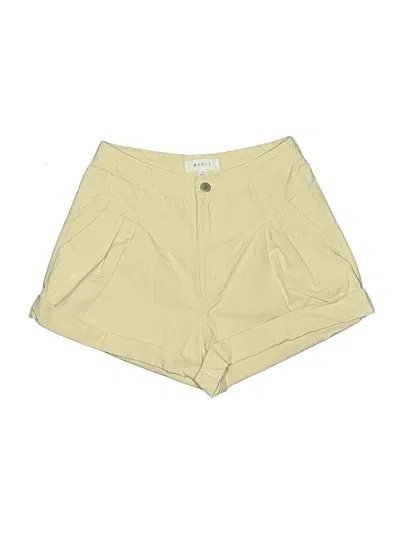 Pre-owned Mable Khaki Shorts In Yellow
