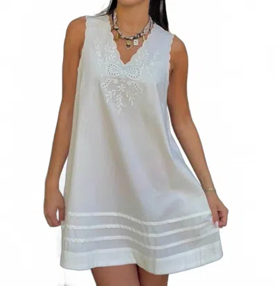 Mable Kimmy Mini Dress In White