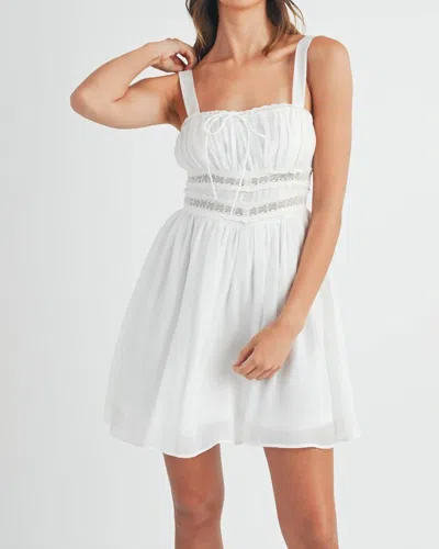 Mable Leticia Dress In White
