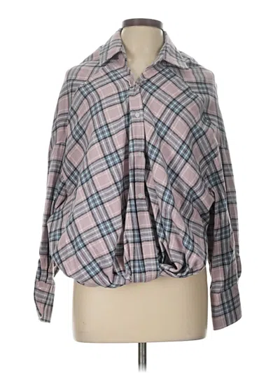 Pre-owned Mable Long Sleeve Blouse In Pink