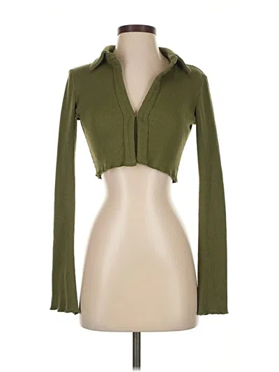 Pre-owned Mable Long Sleeve Turtleneck In Green