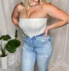 Shop Mable Main Character Bustier Top In White