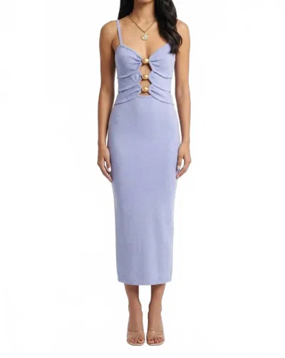 Mable Maxi Tub Dress In Lavender In Multi