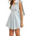 Mable My Sweet Side Flare Mini Dress In Blue In Blue