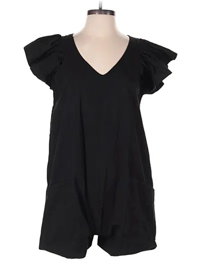 Pre-owned Mable Romper In Black