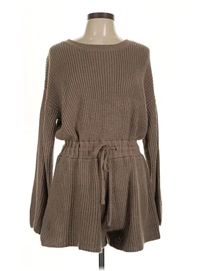Pre-owned Mable Romper In Brown