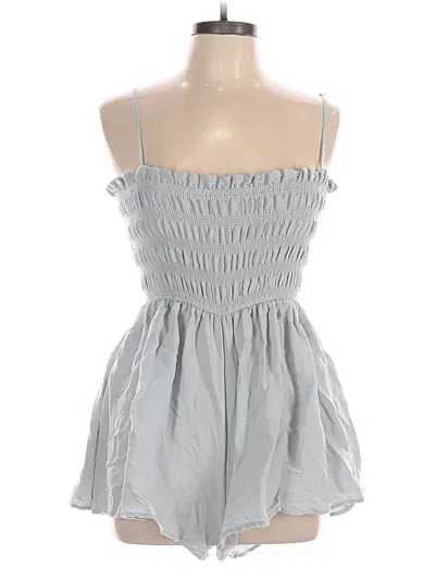 Pre-owned Mable Romper In Gray