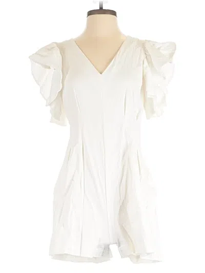 Pre-owned Mable Romper In White