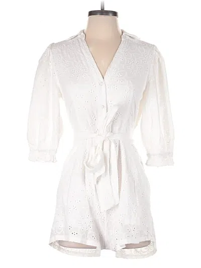 Pre-owned Mable Romper In White