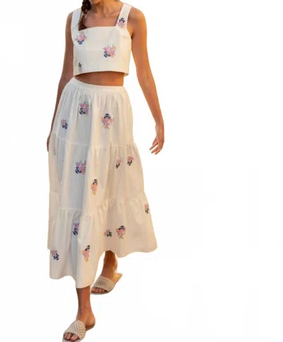 Mable Rosemoor Skirt Set In Off White