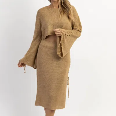 Mable Santa Luz Skirt Set In Brown