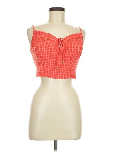 Pre-owned Mable Sleeveless Blouse In Orange