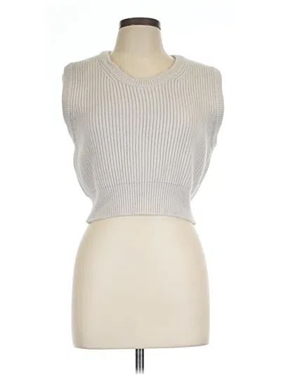 Pre-owned Mable Sweater Vest In Silver