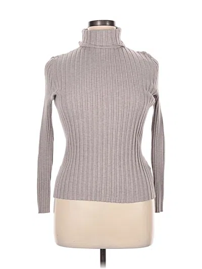 Pre-owned Mable Turtleneck Sweater In Gray