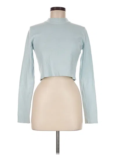 Pre-owned Mable Turtleneck Sweater In Teal