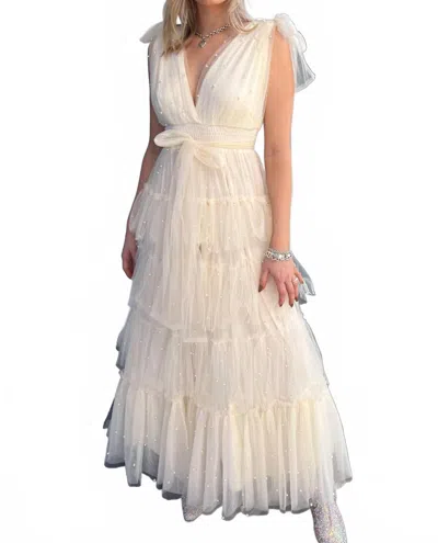 Mable Wedding Como Maxi Dress In Cream In Neutral