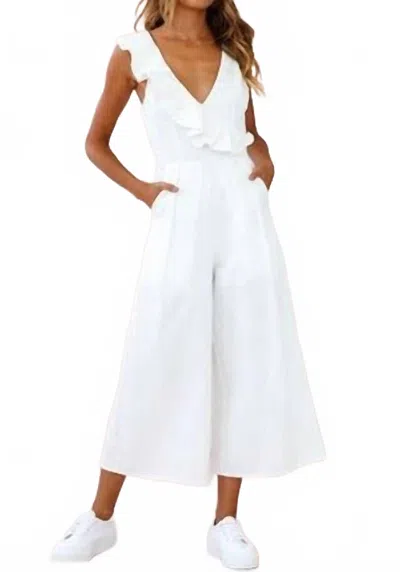 Mable White Jumpsuit