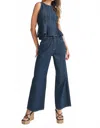 Mable Wide Leg Denim Jean In Blue In Blue