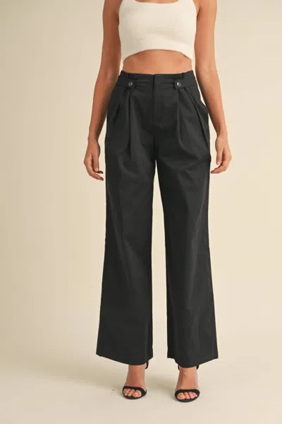 Mable Wide Leg Pants In Black