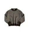 Mabli Women's Black / White / Grey Porth Pullover - Umber In Black/white/grey