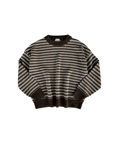 Mabli Women's Black / White / Grey Porth Pullover - Umber In Black/white/grey