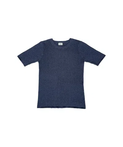 Mabli Women's Blue Tonnog Tee - Denim Melange